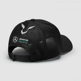 Black AMG trucker cap back view