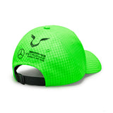 Mercedes Team Lewis Hamilton Col Driver Baseball Cap, Neon Green, 2023 - FansBRANDS®