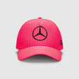 Mercedes Team Lewis Hamilton Col Driver Baseball Cap, Neon Pink, 2023 - FansBRANDS®