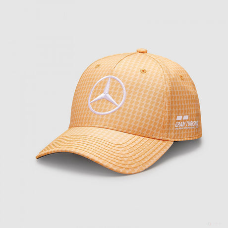 Mercedes Team Lewis Hamilton Col Driver Baseball Cap, Peach, 2023 - FansBRANDS®