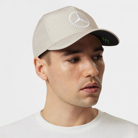 Mercedes Team Lewis Hamilton Col Driver Baseball Cap, Natural, 2023 - FansBRANDS®