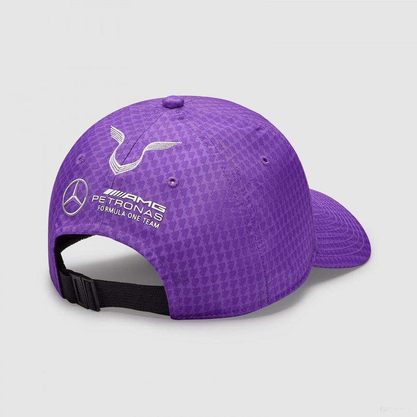 Mercedes Team Kids Lewis Hamilton Col Driver Baseball Cap, Purple, 2023 - FansBRANDS®