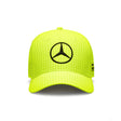 Mercedes Team Kids Lewis Hamilton Col Driver Baseball Cap, Neon Yellow, 2023 - FansBRANDS®