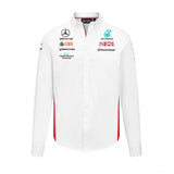 Mercedes Team Mens Team Shirt, White, 2023 - FansBRANDS®