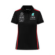 Mercedes Team Womens Polo, Black, 2023 - FansBRANDS®