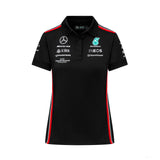 Mercedes Team Womens Polo, Black, 2023 - FansBRANDS®