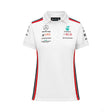 Mercedes Team Womens Polo, White, 2023 - FansBRANDS®