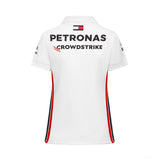 Mercedes Team Womens Polo, White, 2023 - FansBRANDS®