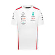 Mercedes Team Mens Driver Tee, White, 2023 - FansBRANDS®