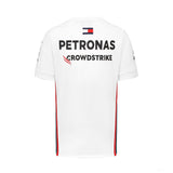 Mercedes Team Mens Driver Tee, White, 2023 - FansBRANDS®