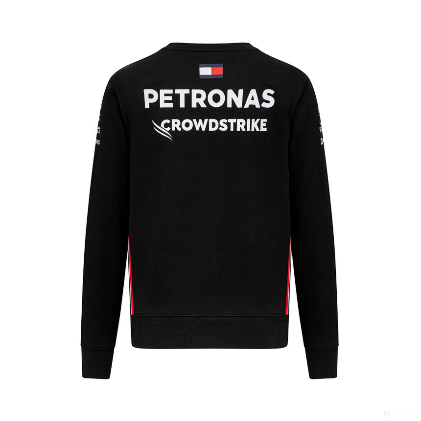 Mercedes Team Crew Sweatshirt, Black, 2023 - FansBRANDS®