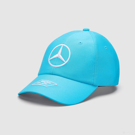 Mercedes Team George Russell Driver Dad Cap, Blue, 2023 - FansBRANDS®