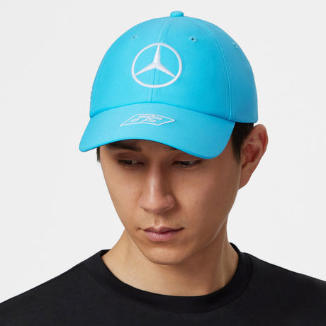 Mercedes Team George Russell Driver Dad Cap, Blue, 2023 - FansBRANDS®