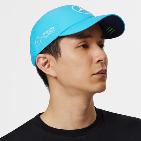 Mercedes Team George Russell Driver Dad Cap, Blue, 2023 - FansBRANDS®