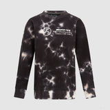 Mercedes Womens Tie Dye Crew, Grey - FansBRANDS®