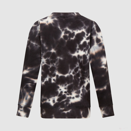 Mercedes Womens Tie Dye Crew, Grey - FansBRANDS®
