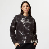 Mercedes Womens Tie Dye Crew, Grey - FansBRANDS®