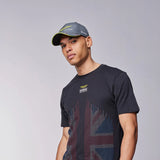 Aston Martin grey cap and t-shirt worn together