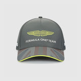 Aston Martin grey cap front view