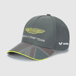 Aston Martin grey cap front view