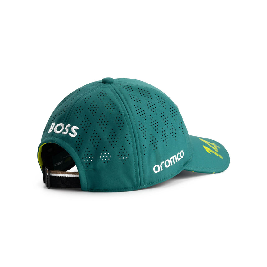 Aston Martin cap, team, Fernando Alonso, kids, green