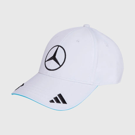 White Mercedes cap with front logo