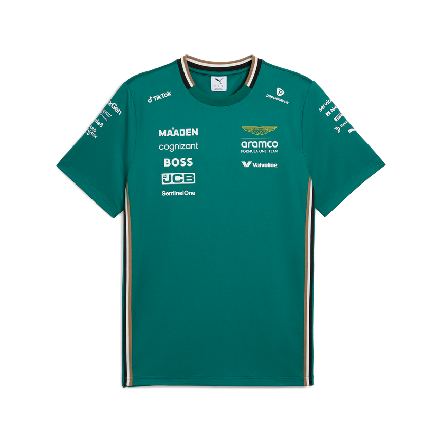 Aston Martin t-shirt, team, Puma, green