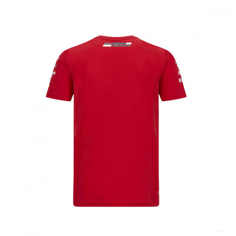 Ferrari T-shirt, Puma Sebastian Vettel Round Neck, Red, 2020 - FansBRANDS®