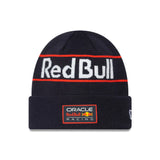 Red Bull Racing Team Wordmark Cuff Knit Cap, White 🔥