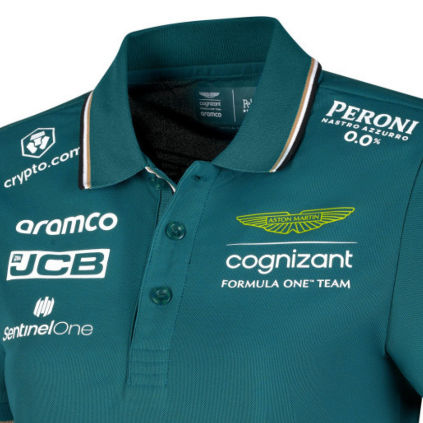 Aston Martin Aramco Cognizant F1 Official Team Polo - Female, 2023