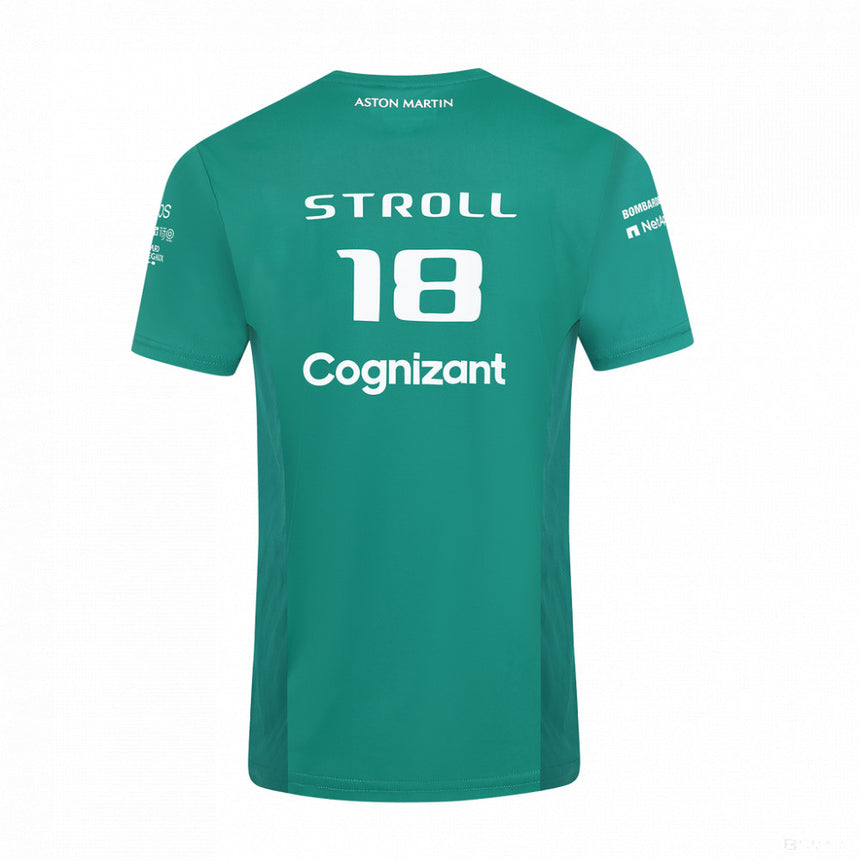 Aston Martin Lance Stroll T-Shirt, Green, 2022 - FansBRANDS®