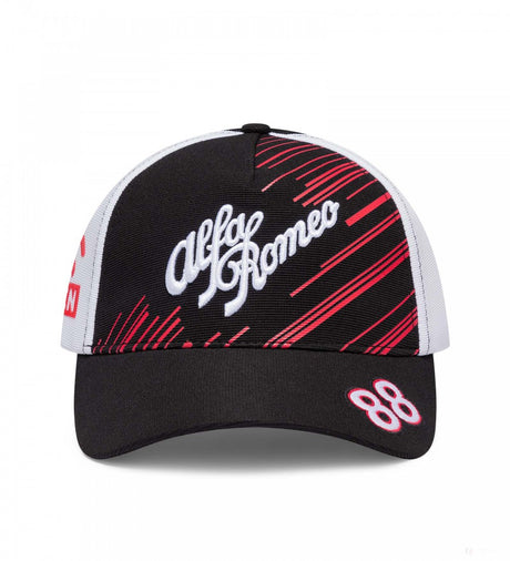 Alfa Romeo Baseball Cap, Robert Kubica Team, Adult, Black, 2022 - FansBRANDS®