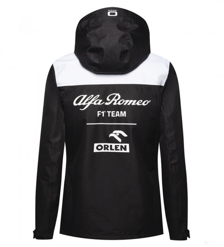 Alfa Romeo Womens Team Rain Jacket, Black, 2022 - FansBRANDS®