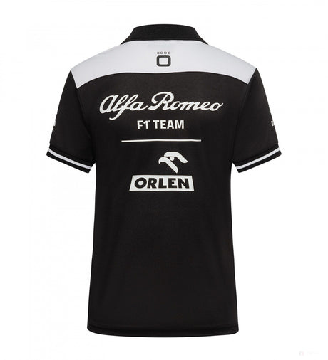 Alfa Romeo Womens Team Polo, Black, 2022 - FansBRANDS®