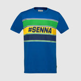 Ayrton Senna t-shirt, #SENNA, blue, 2025