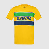 Ayrton Senna t-shirt, #SENNA, yellow, 2025