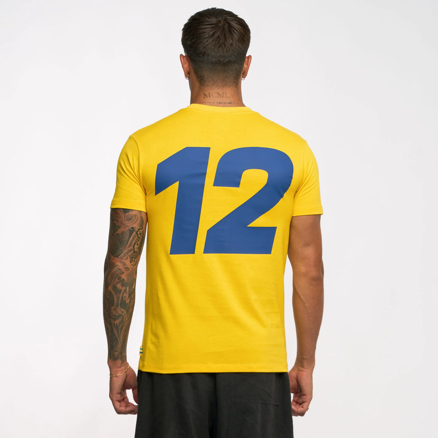 Ayrton Senna t-shirt, #SENNA, yellow, 2025