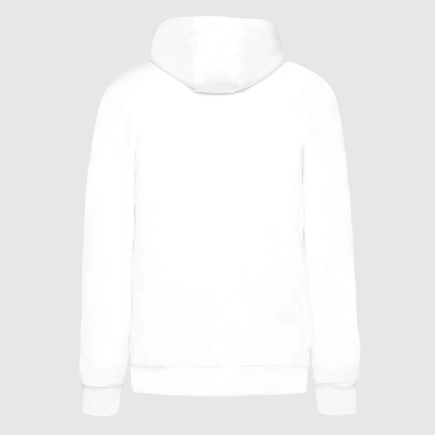 Ayrton Senna hoodie, stripe, white, 2025