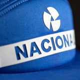 Ayrton Senna cap, Nacional, original 1984, with fabric hard case, blue, 2025