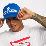 Ayrton Senna cap, Nacional, vintage, washed, blue, 2025