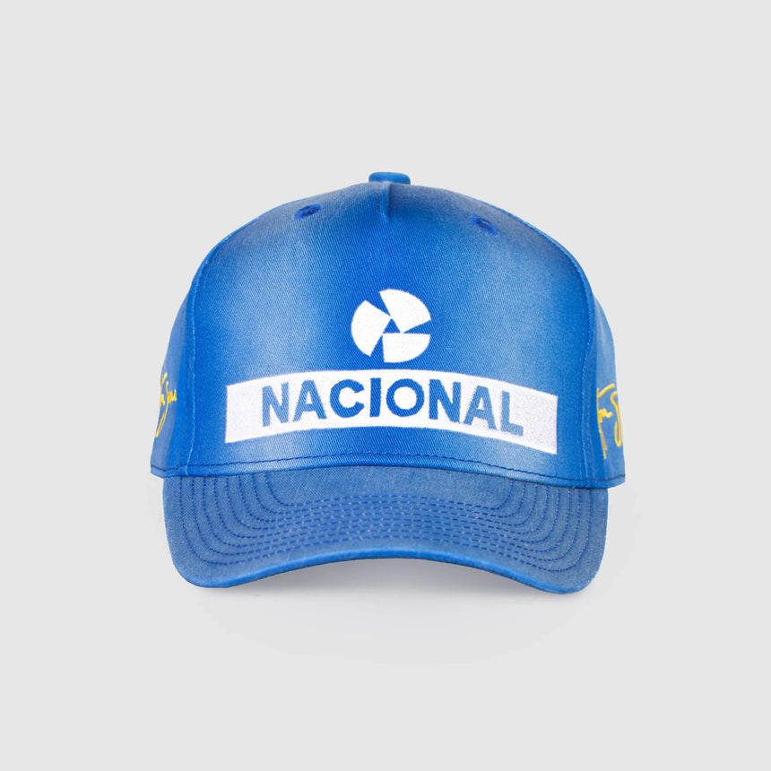 Ayrton Senna cap, Nacional, replica, blue, 2025
