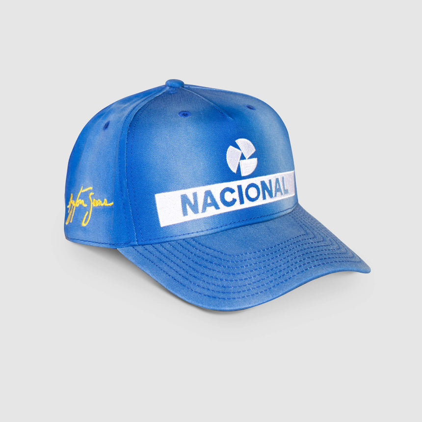 Ayrton Senna cap, Nacional, replica, blue, 2025