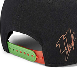 Racing Point Baseball Cap, Sergio Pérez SP, Adult, Black, 2019