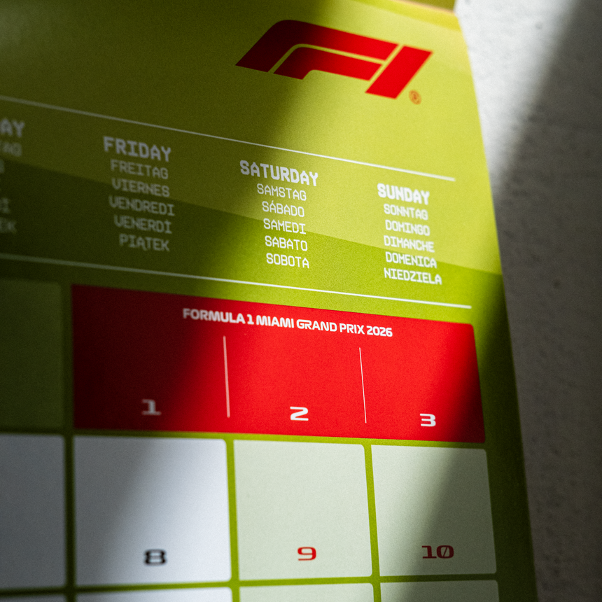Formula 1® - Official F1 calendar, 2026