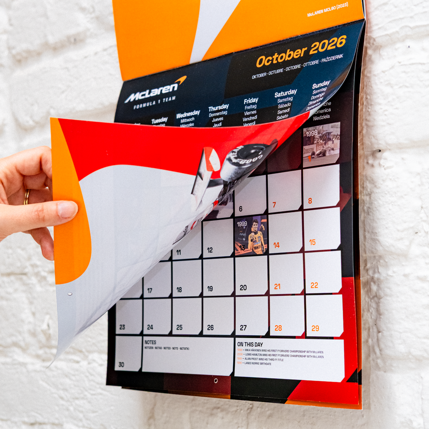 McLaren Formula 1 Team - Official Calendar - 2026