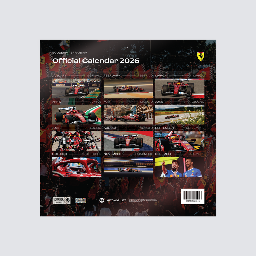 Ferrari official 2026 calendar, Limited Edition