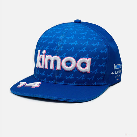 Alpine Flatbrim Cap, Fernando Alonso Kimoa, Blue, 2022 - FansBRANDS®