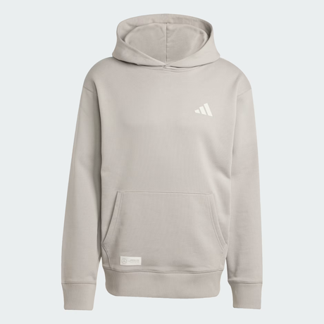 Light grey adidas hoodie with pockets