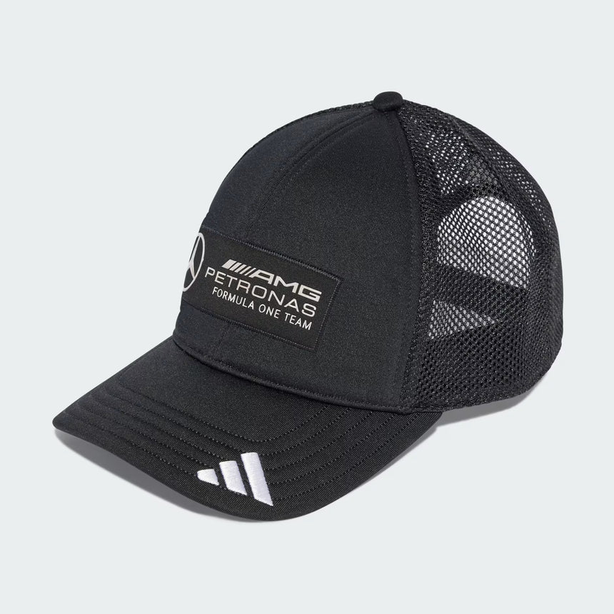 Mercedes cap, trucker, full logo, black 🔥