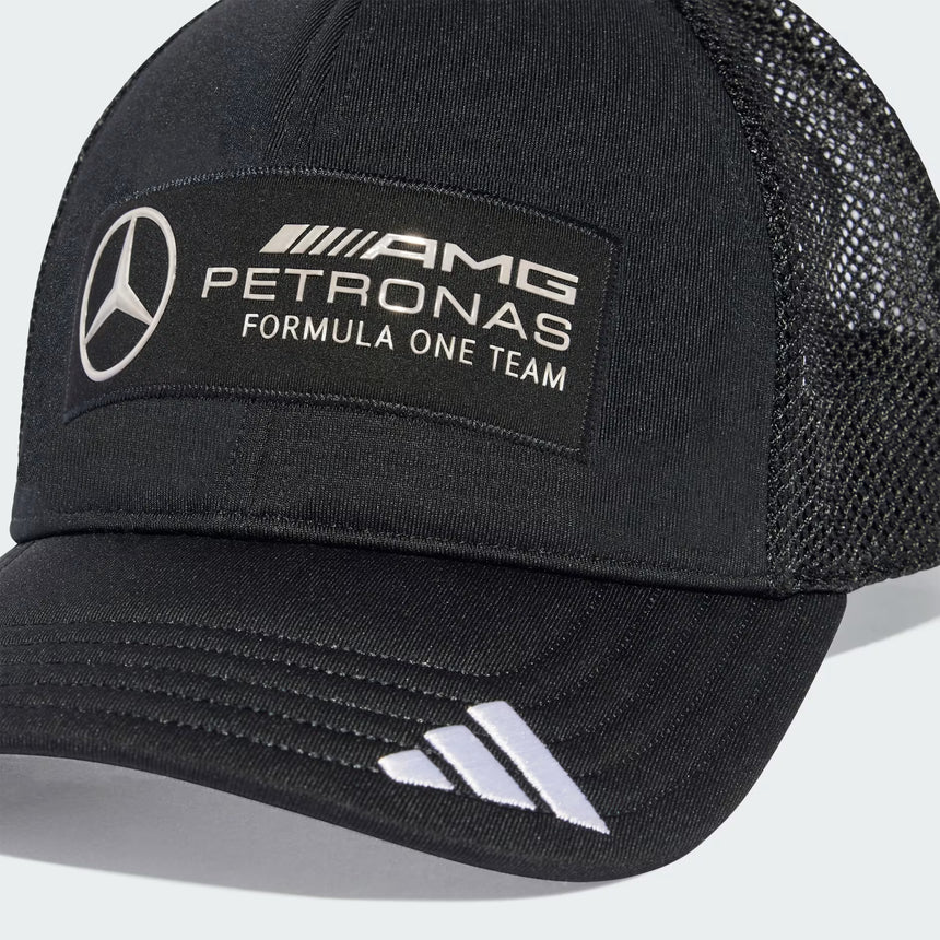 Mercedes cap, trucker, full logo, black 🔥
